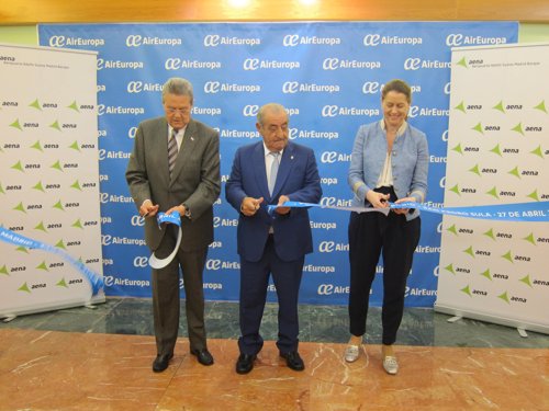 Air Europa inaugura en Barajas su nueva ruta a Honduras              