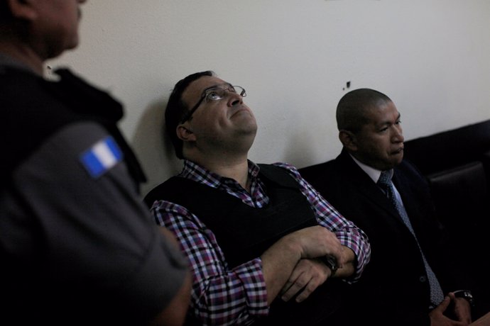 Javier Duarte, former governor of Mexican state Veracruz, appears in a court for