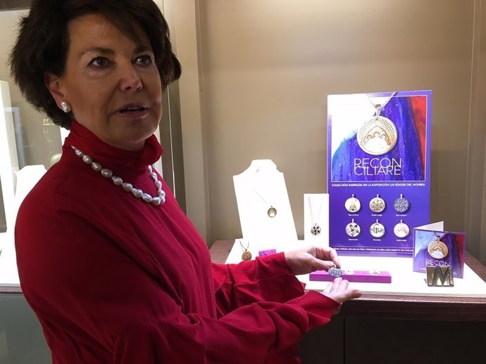 Soria.- Pilar Monreal con las joyas