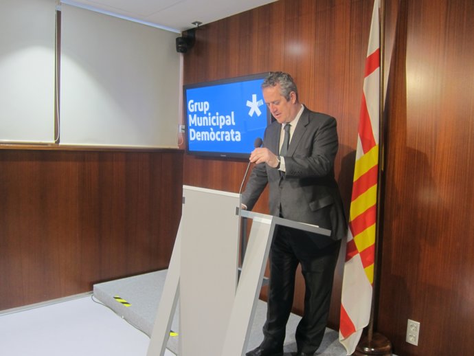 El portaveu del grup municipal Demòcrata, Joaquim Forn