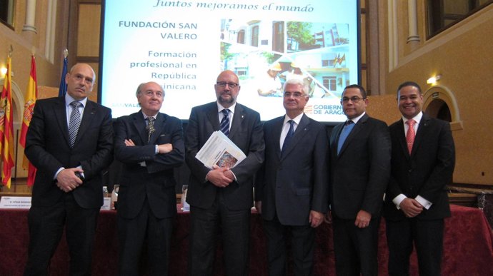 César Romero, Armando Riesgo, Miranda, García de Jalón, Ovalles y José René