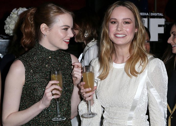 Emma stone y brie larson