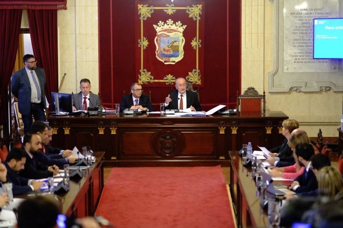 Pleno de Málaga. Febrero de 2017