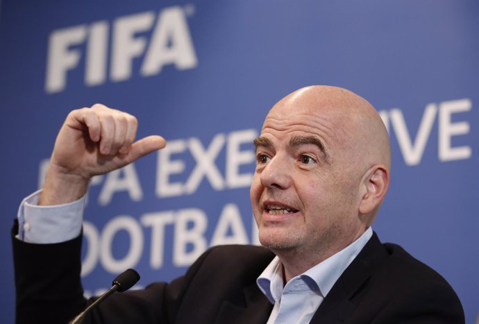 El presidente de la FIFA Gianni Infantino