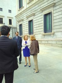 Ana Pastor, tras cruzarse con una familiar de víctimas de Angrois: "Hice todo lo que pude"