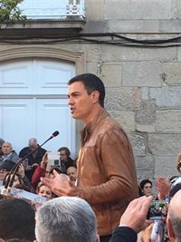 Pedro Sánchez, en Pontevedra: "¡Manda carallo con la abstención del PSOE!"