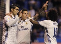 El Real Madrid olvida el Clásico con una exhibición en Riazor