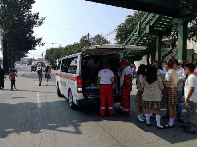 Atropello en un colegio de Guatemala