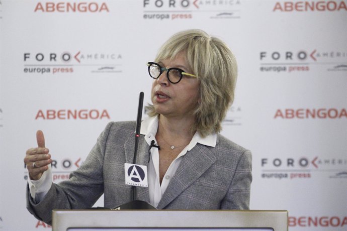 Cecilia Álvarez-Correa en el Foro América de Europa Press