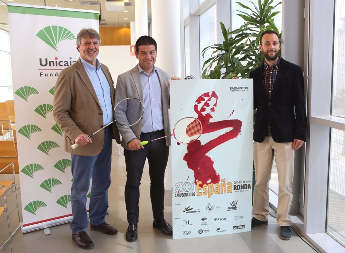 Presentación campeonato de españa de badminton en ronda