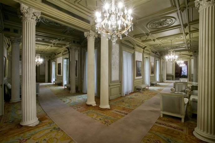 PALACIO DE FERNAN NUÑEZ, SEDE DE LA FUNDACION DE FERROCARRILES ESPAÑOLES: GALERI