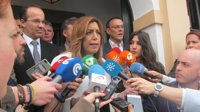 Susana Díaz: Iglesias "hace un favor a la derecha" con una moción de censura para "desviar la atención"