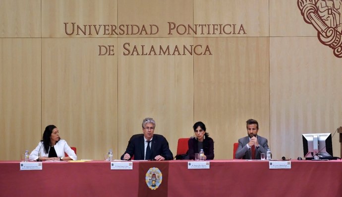 Inauguración de las jornadas en la UPSA.