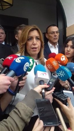 La presidenta de la Junta de Andalucía, Susana Díaz.