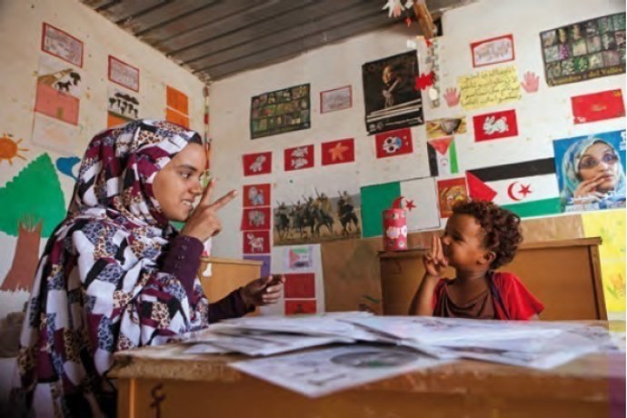 Niños saharauis discapacidad 