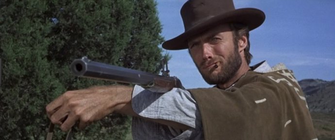 Clint Eastwood en El bueno, el feo y el malo