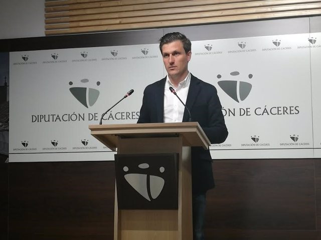 Fernando García Nicolás, portavoz de la Diputación de Cáceres