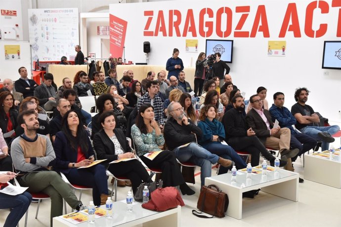 Acto en el Semillero de Ideas de Zaragoza Activa