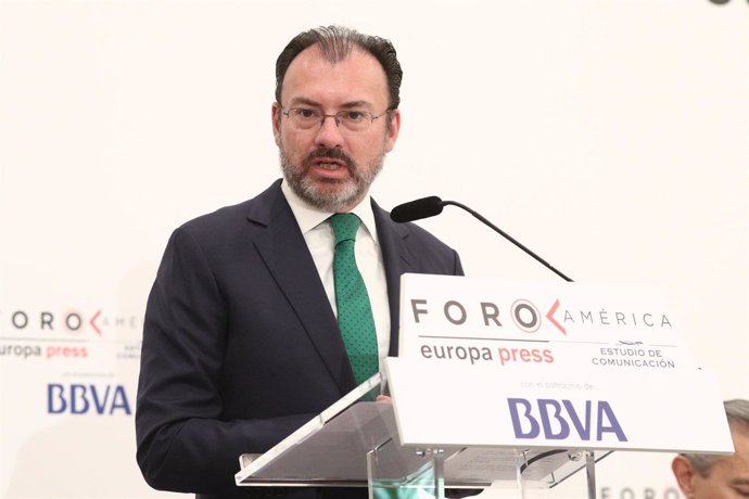 El canciller mexicano Luis Videgaray en el Foro América