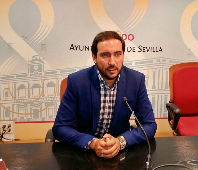 El portavoz adjunto de Cs en el Ayuntamiento de Sevilla, Francisco Moraga