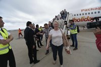 Llega a Almería el primer vuelo de Edimburgo, que abre un operativo con el Norte de Reino Unido