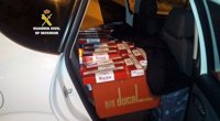 Un detenido en San Roque con 7.000 cajetillas de tabaco de contrabando en un vehículo