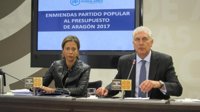 El PP afirma que en el debate de enmiendas del Presupuesto de Aragón "se ha aplicado el rodillo"
