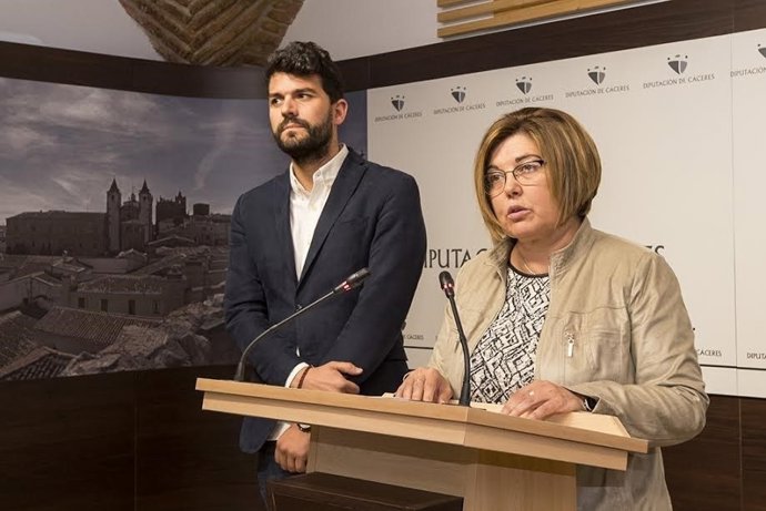 Rosario Cordero, presidenta de la Diputación de Cáceres