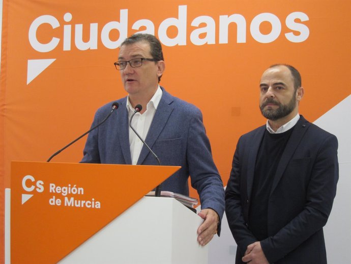 Los diputados de Cs por la Región de Murcia, Garaulet y Martínez