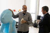 Clavijo destaca la labor formativa y de apoyo a las pymes de la fabricación digital de la ULL