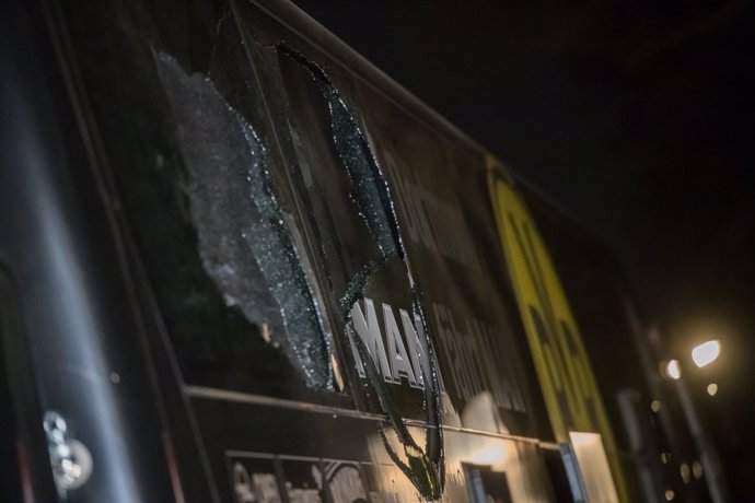 Autobús del Borussia Dortmund atacado