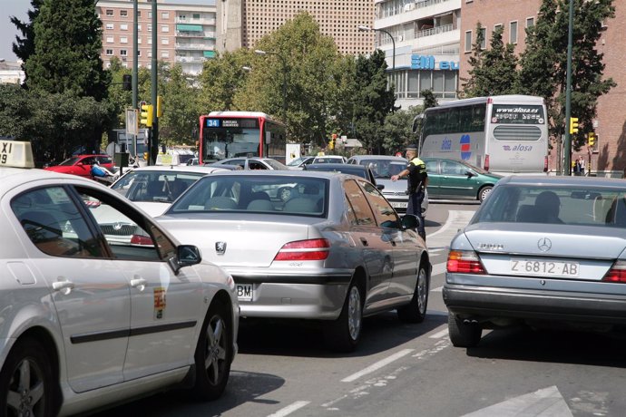 Atascos y retenciones de tráfico en Aragón