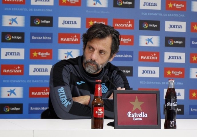 Quique Sánchez Flors, entrenador del RCD Espanyol
