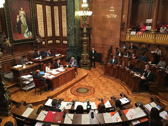El pleno del Ayuntamiento de Barcelona