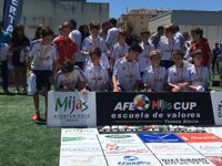 Los valores del fútbol base, protagonistas de la AFE Mijas Cup