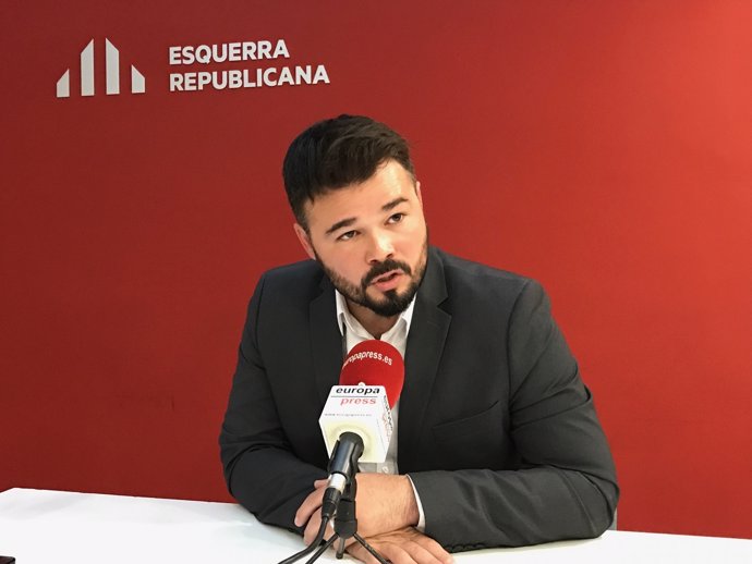 Portaveu adjunt d'ERC al Congrés,  Gabriel Rufián