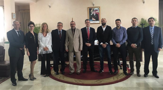 Reunión con el alcalde de Tanger