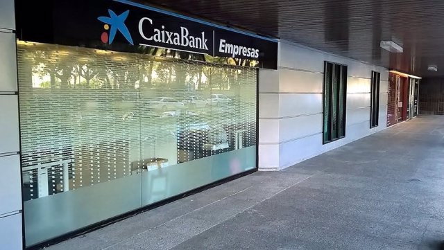 Una de las oficinas de Caixabank