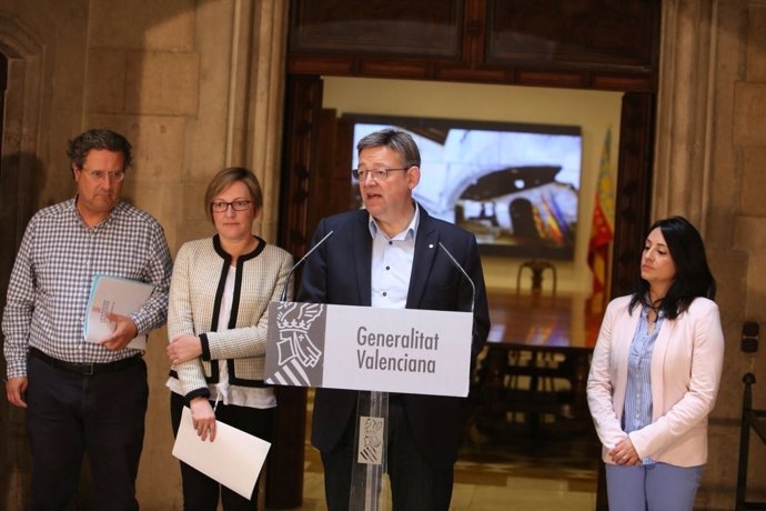El 'president' ha ofrecido una rueda de prensa en el Palau de la Generalitat