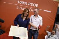 Más de 350 militantes del PSOE de la provincia de Ourense comparten una comida con Susana Díaz