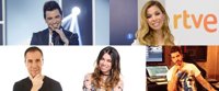 David Civera, Natalia, Paula Rojo, Rubén Villanueva y Antonio Hueso, jurado profesional de RTVE para Eurovisión 
