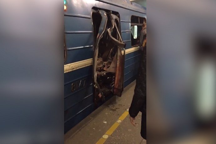 Explosión en metro de San Petersburgo deja nueve muertos