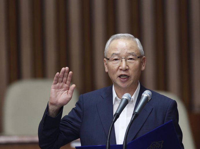 El exjefe del Servicio Nacional de Inteligencia de Corea del Sur, Nam Jae Joon.