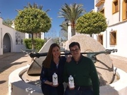 Araceli Blanco con su hermano José Ramón Blanco