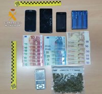 Un detenido por tráfico de drogas, en Villanueva de Sijena (Huesca)