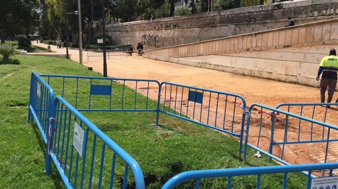 La inundación ha afectado a un tramo del cauce
