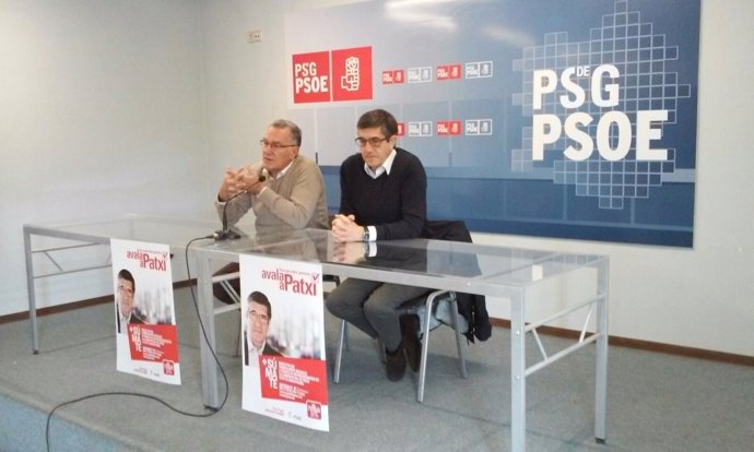 El precandidato a la Secretaría General del PSOE Patxi López en Ourense