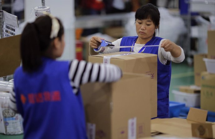 Trabajadoras chinas