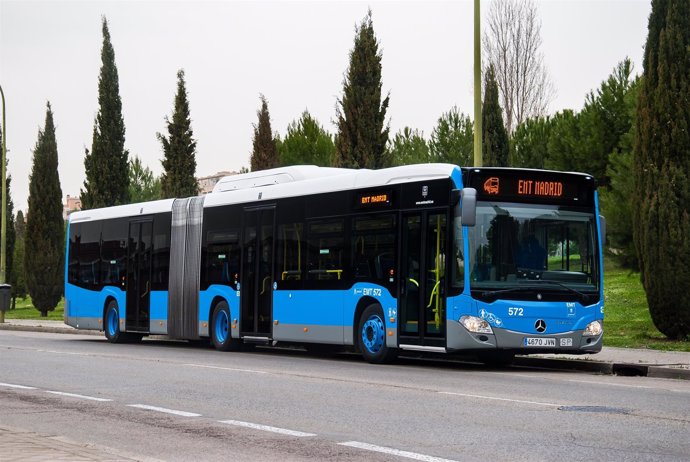 Autobuses de la EMT.