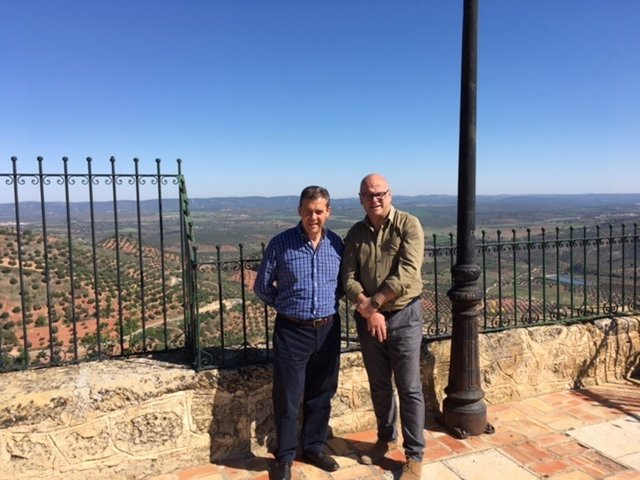 Visita del diputado provincial a Chiclana de Segura